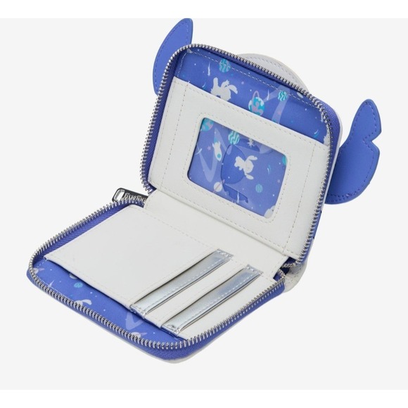 NEW! Loungefly Lilo & Stitch Spaceman Astronaut 626 Figural Backpack & WALLET - Picture 8 of 9